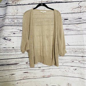 Ann Taylor LOFT Semi-Sheer Lightweight Open Cardigan Sweater Women's Size Small